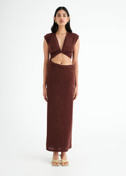Henri Twist Maxi Dress