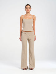 Beige Tailored Pant