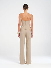 Beige Tailored Pant