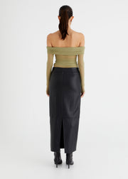 Alta Faux Leather Skirt