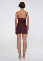 Franka Pinstripe Skirt