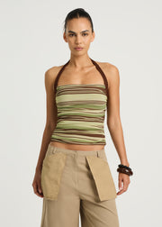 Poppy Halter Top