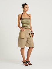 Poppy Halter Top