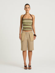 Poppy Halter Top