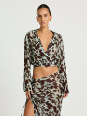 Leni Wrap Top
